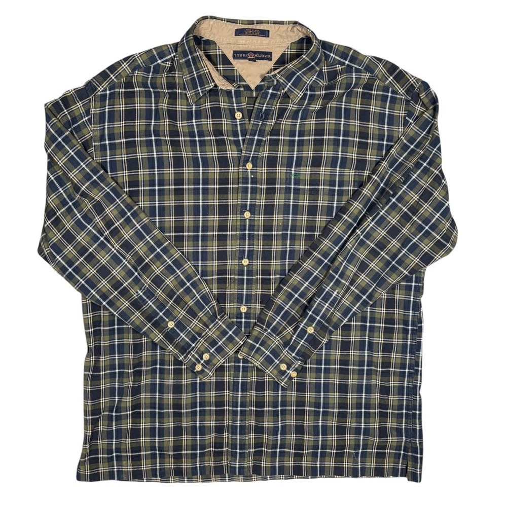 Vintage‎ 2000's Tommy Hilfiger Plaid Button Down Shirt XL
